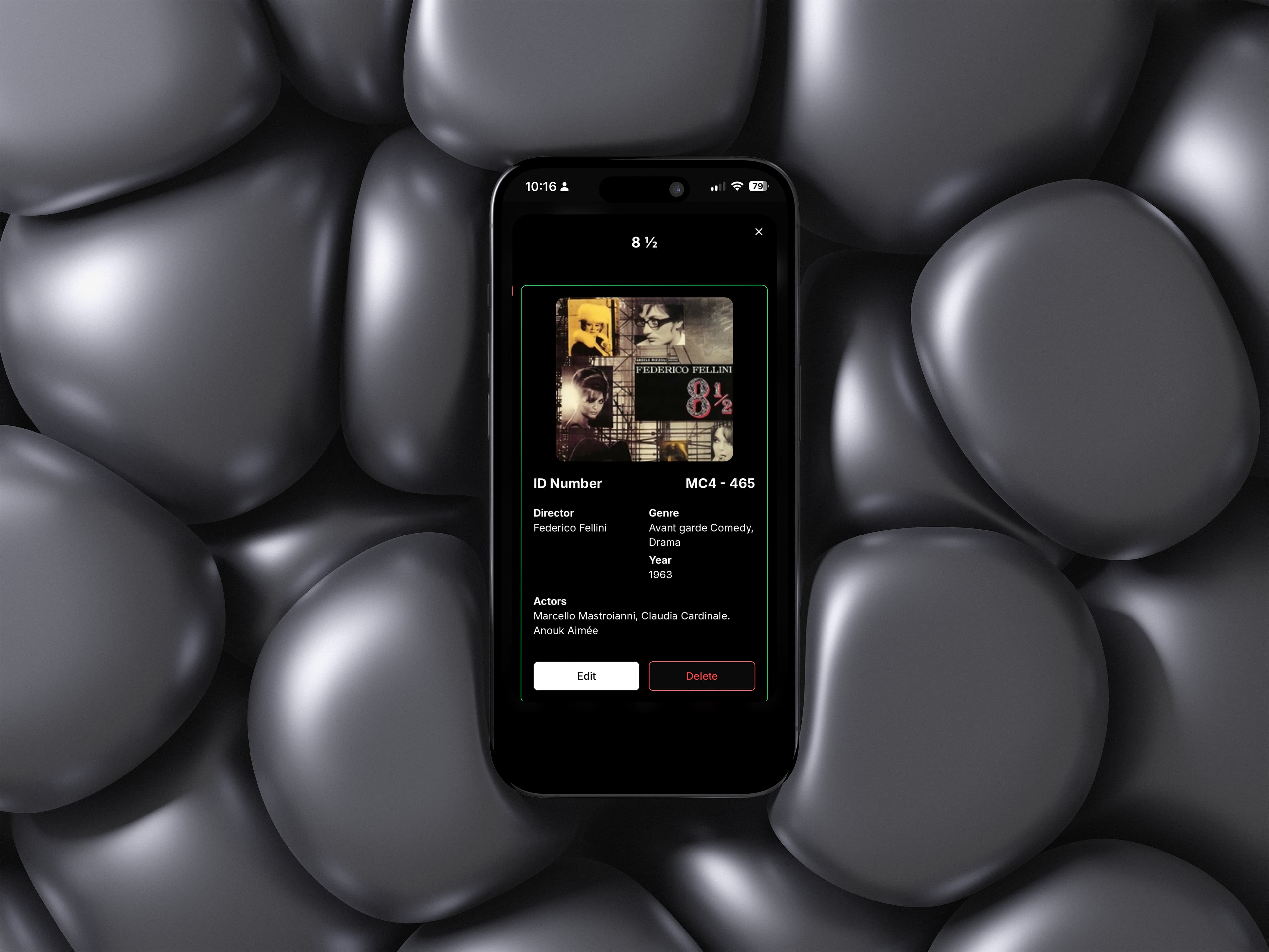 CinemApp final app design overview