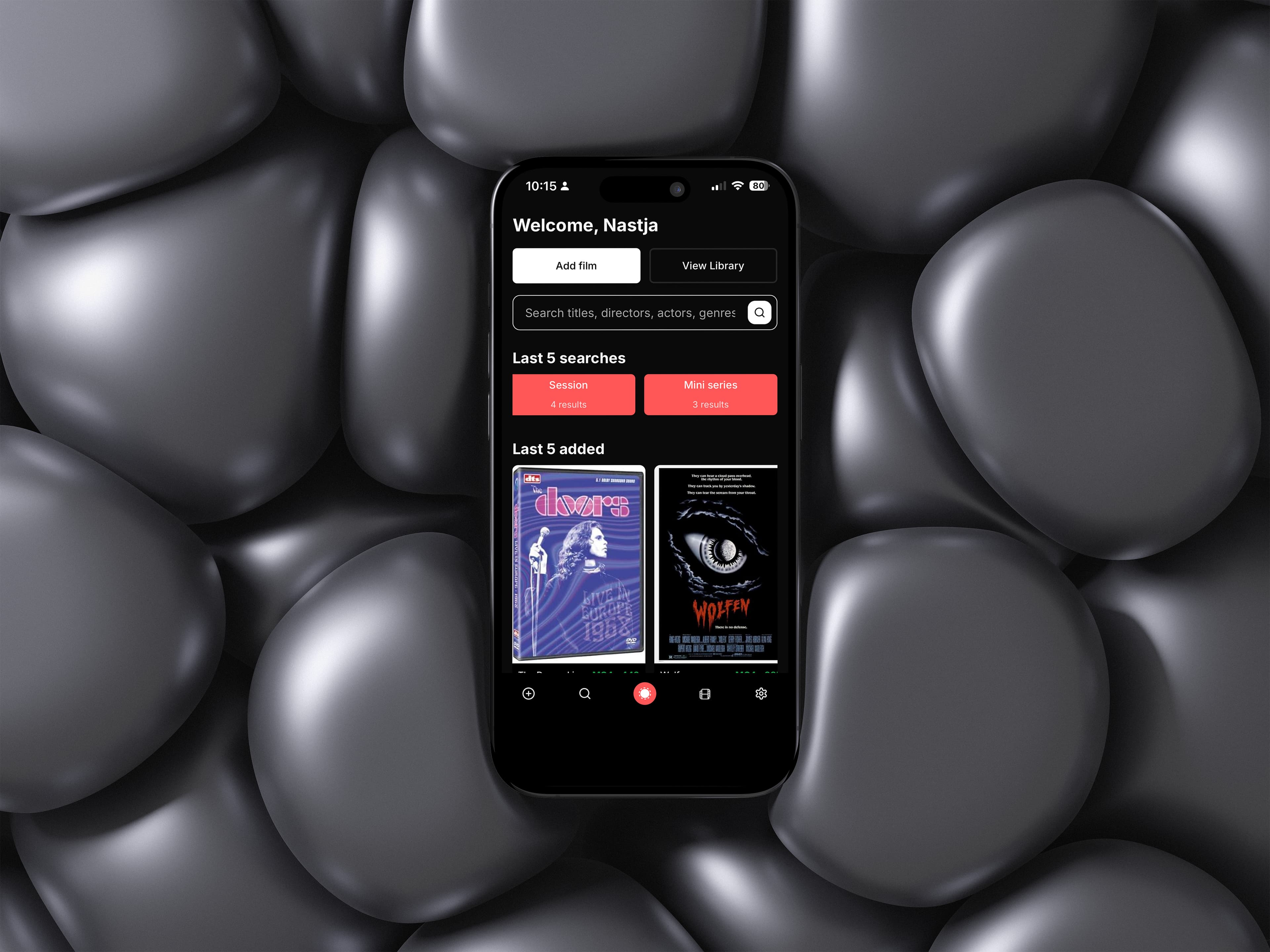CinemApp app design overview