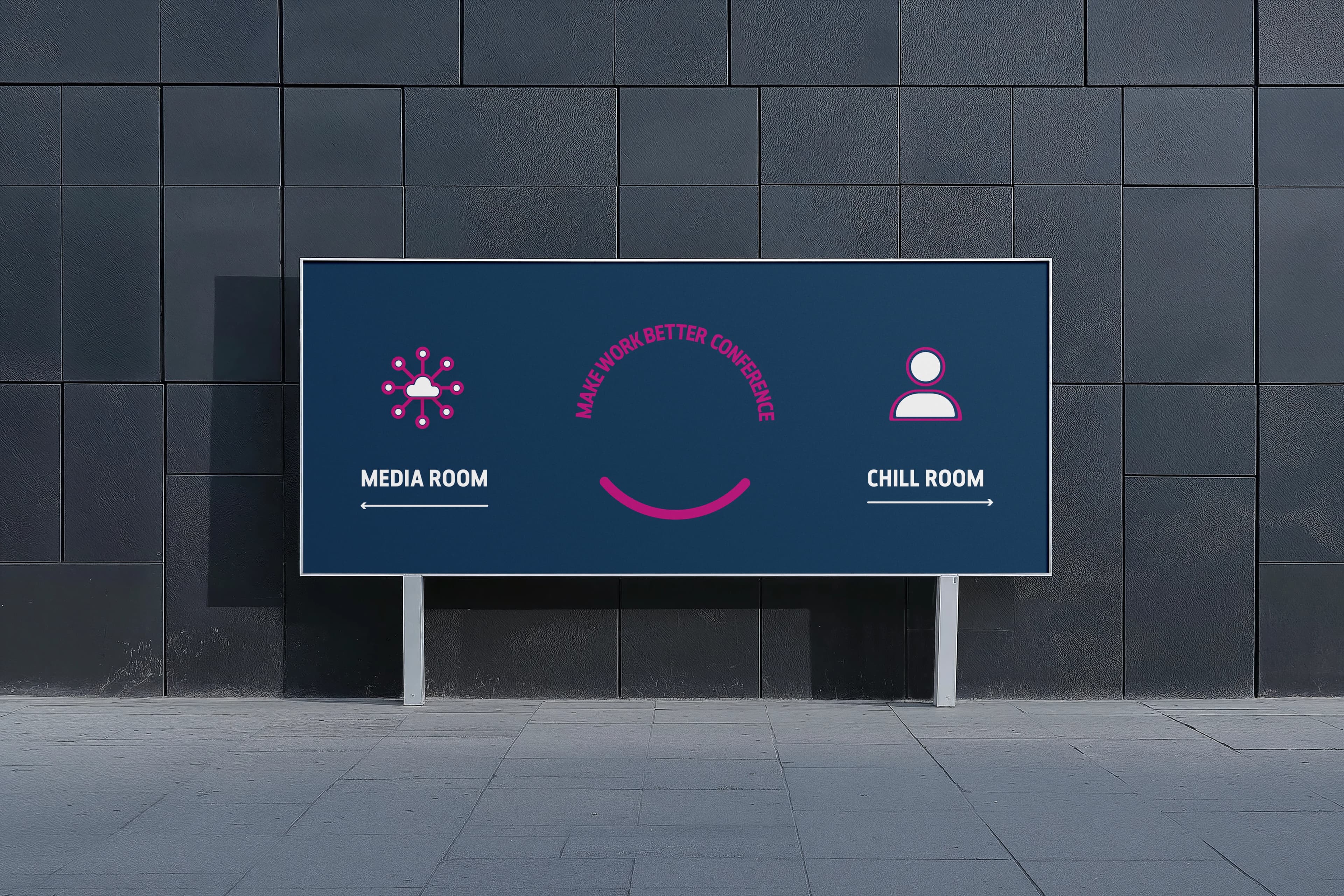 Large print and wayfinding