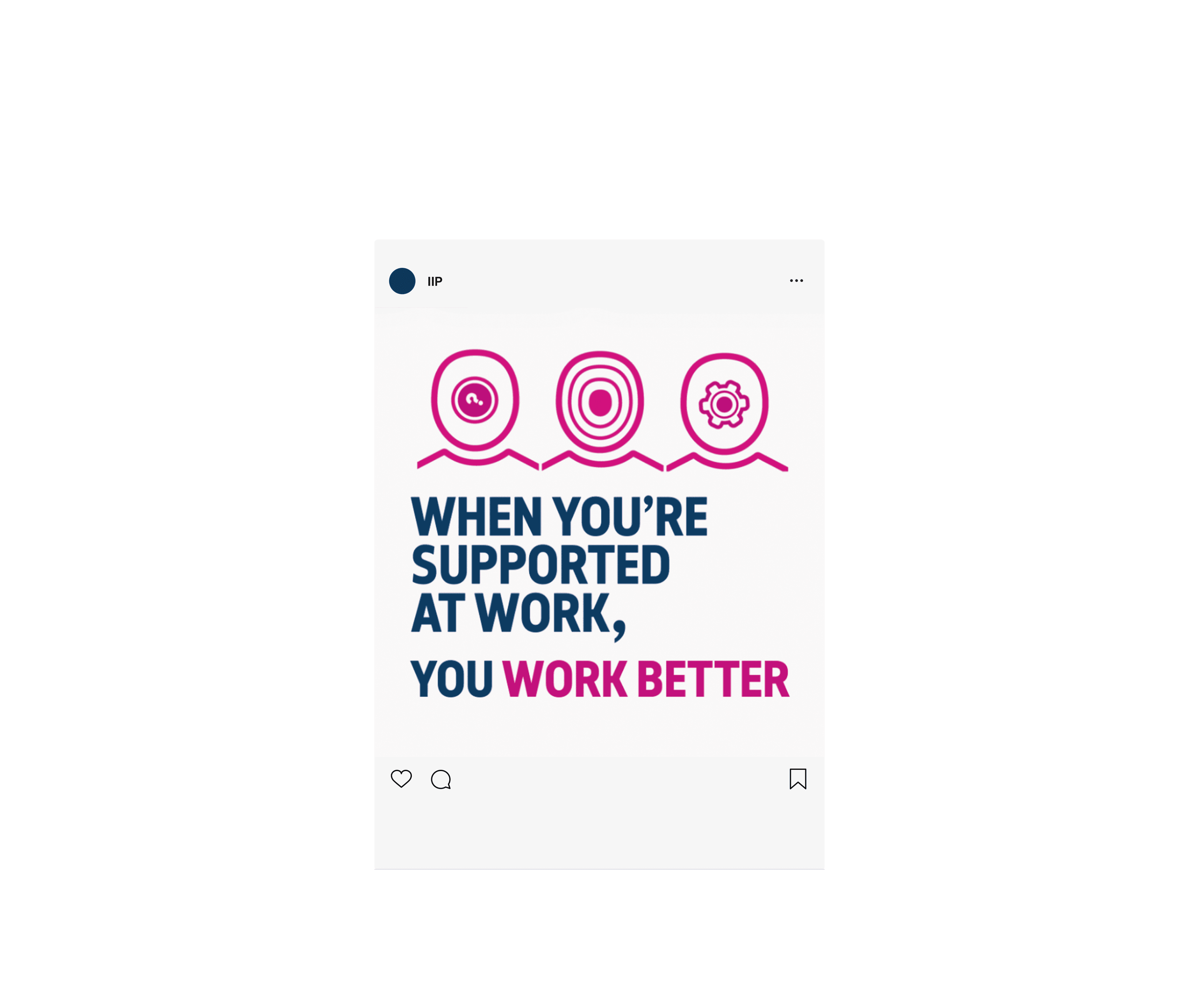 Investors in People Instagram campaign design