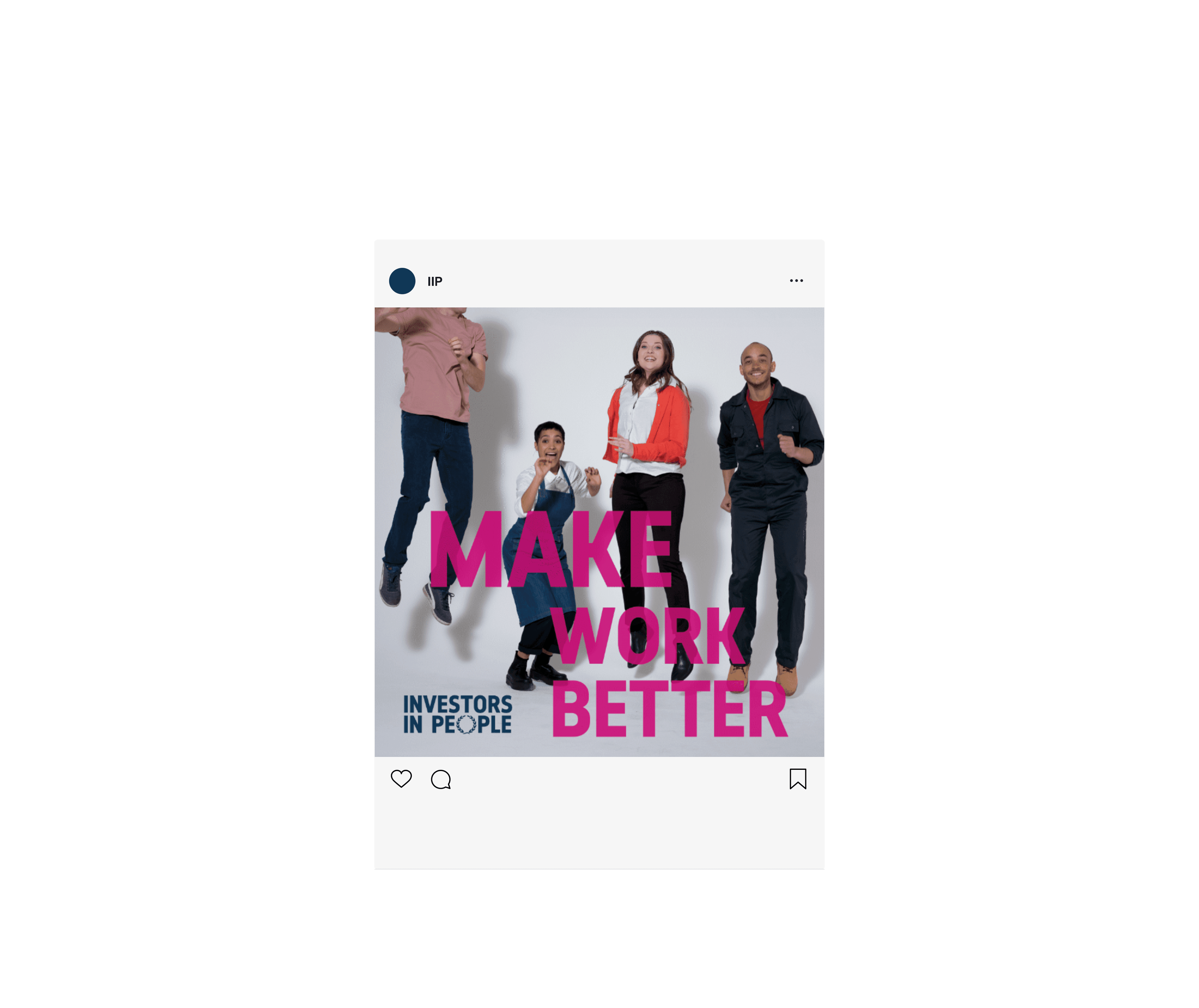 Investors in People Instagram post design