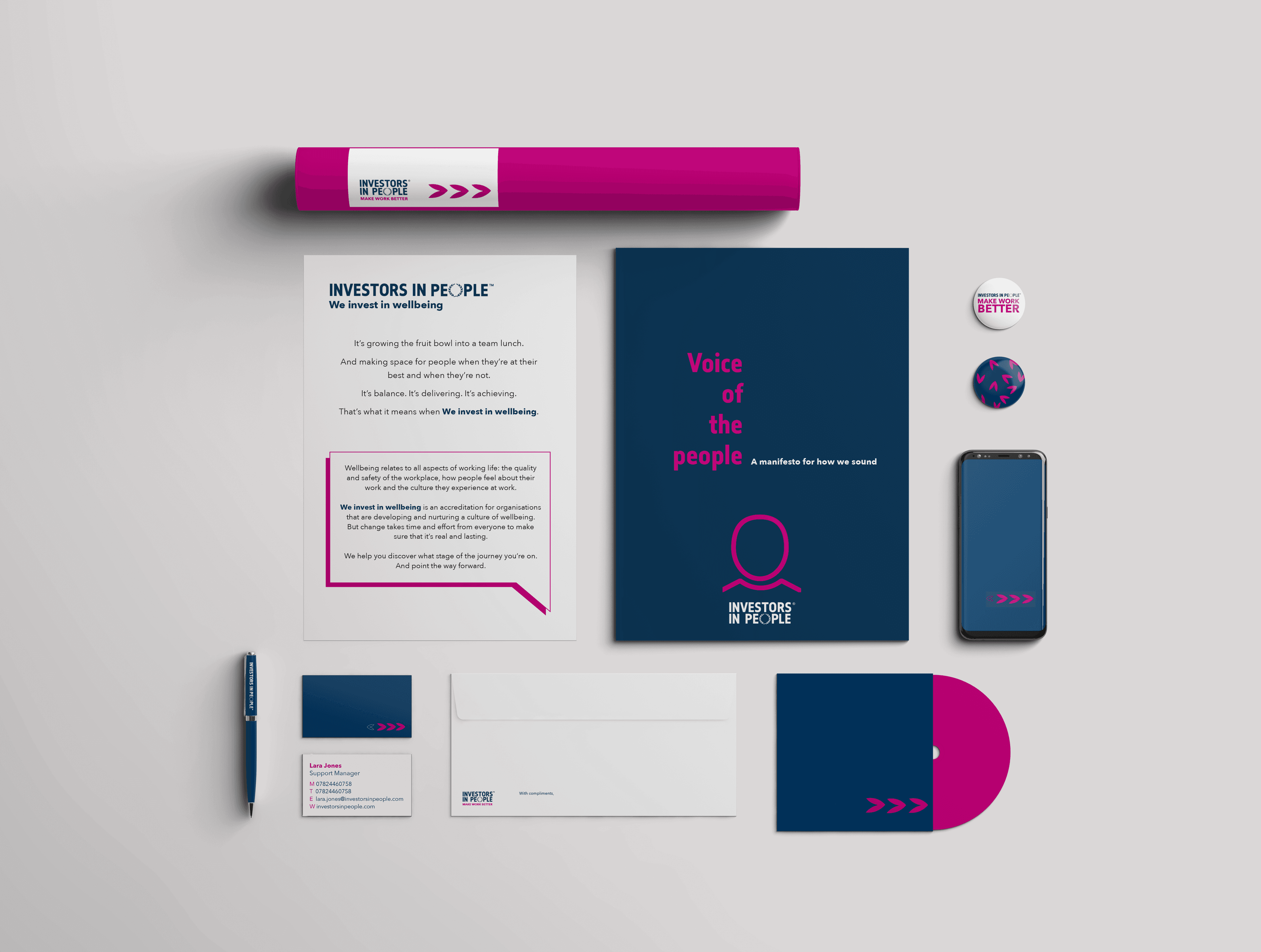 Investors in People brand identity application